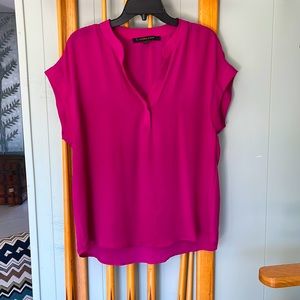 CYNTHIA STEFFE V-Neck Blouse Size L